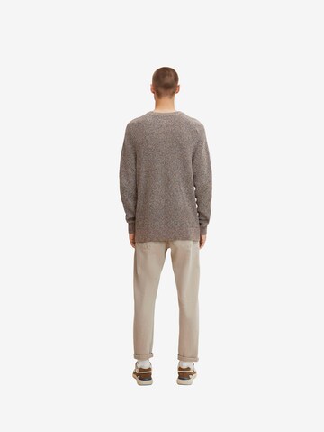 TOM TAILOR Pullover in Braun