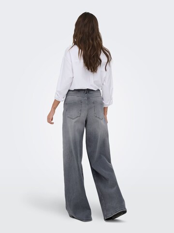 Wide Leg Jean 'ONLFrancesca' ONLY en gris