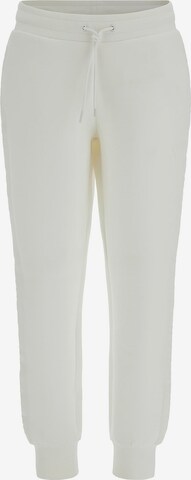 GUESS Tapered Broek 'Allie' in Wit: voorkant