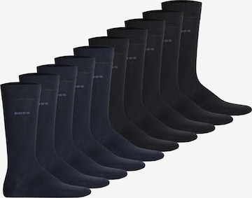 BOSS Socks in Blue: front