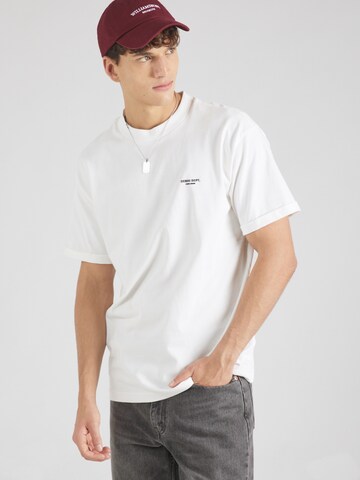 Cars Jeans T-Shirt  'AFORTY' in Weiß: Vorderseite