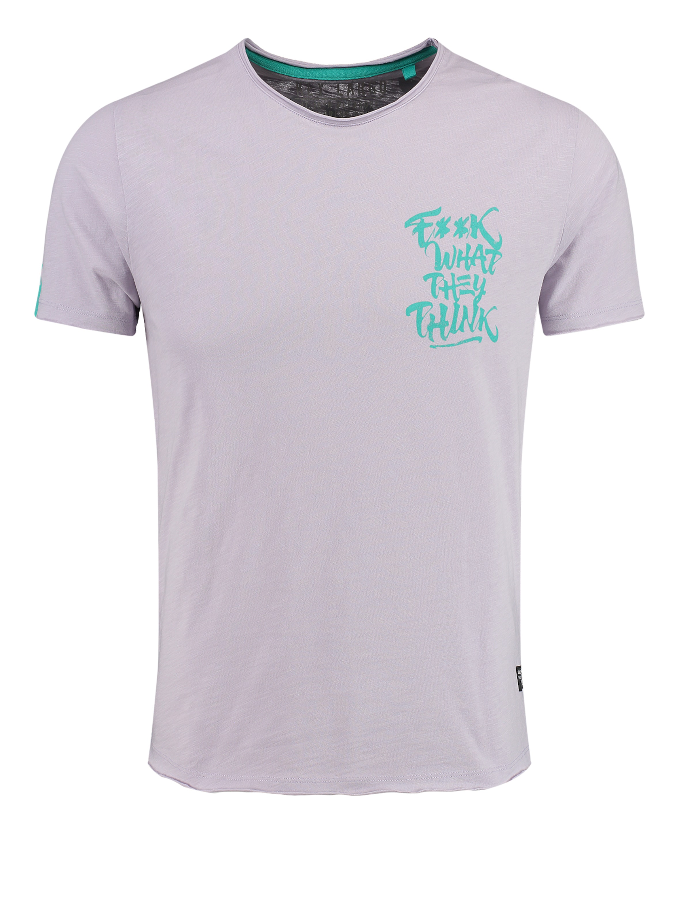 Key Largo Shirt in Lila: voorkant