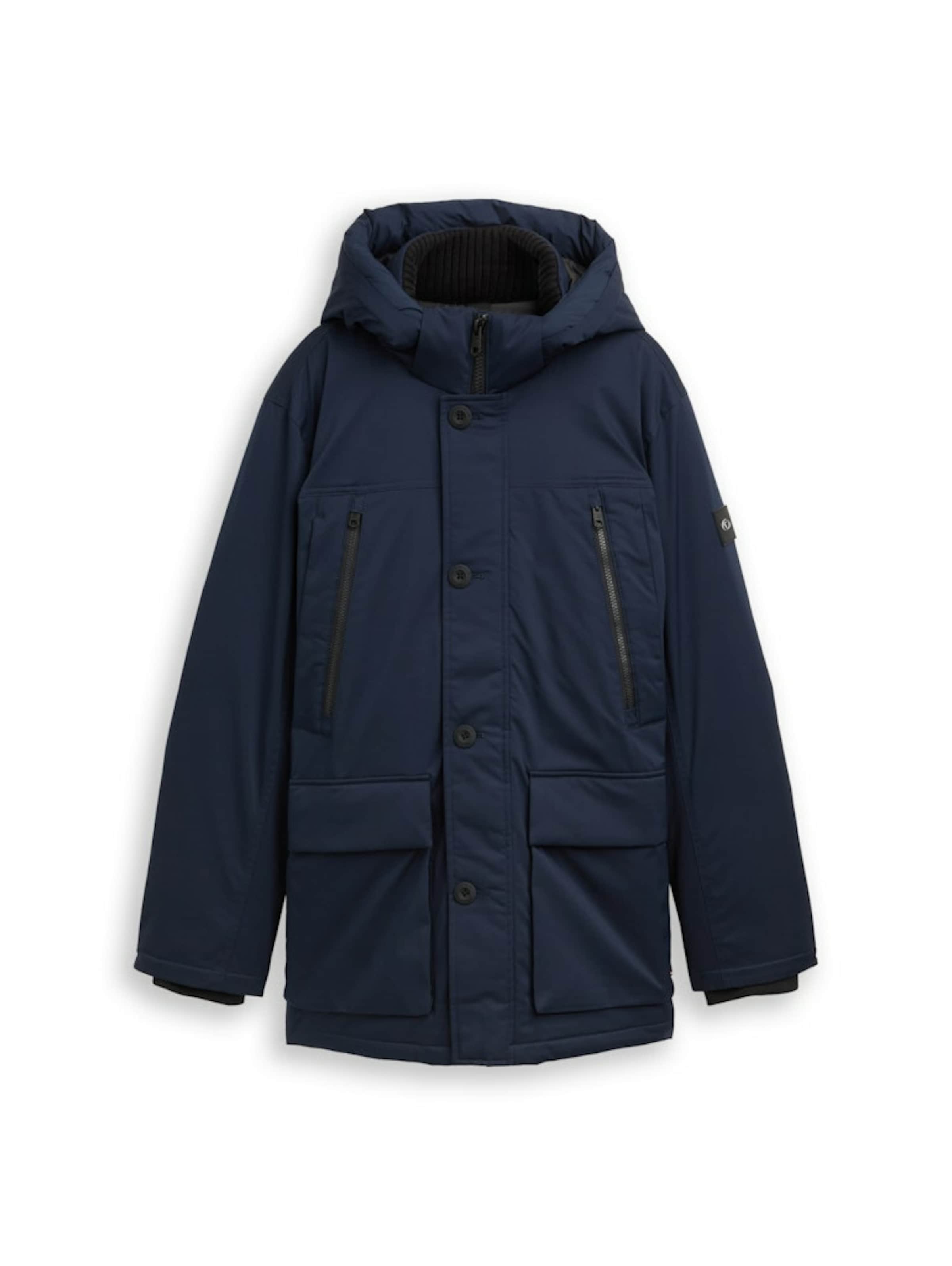 TOM TAILOR Winter parka in Blue: front