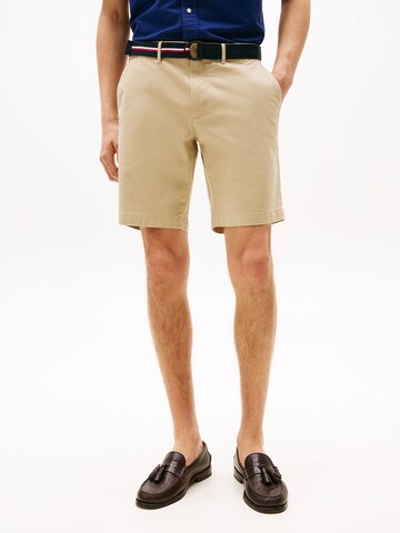 Regular Pantalon chino 'Brooklyn' TOMMY HILFIGER en beige : devant