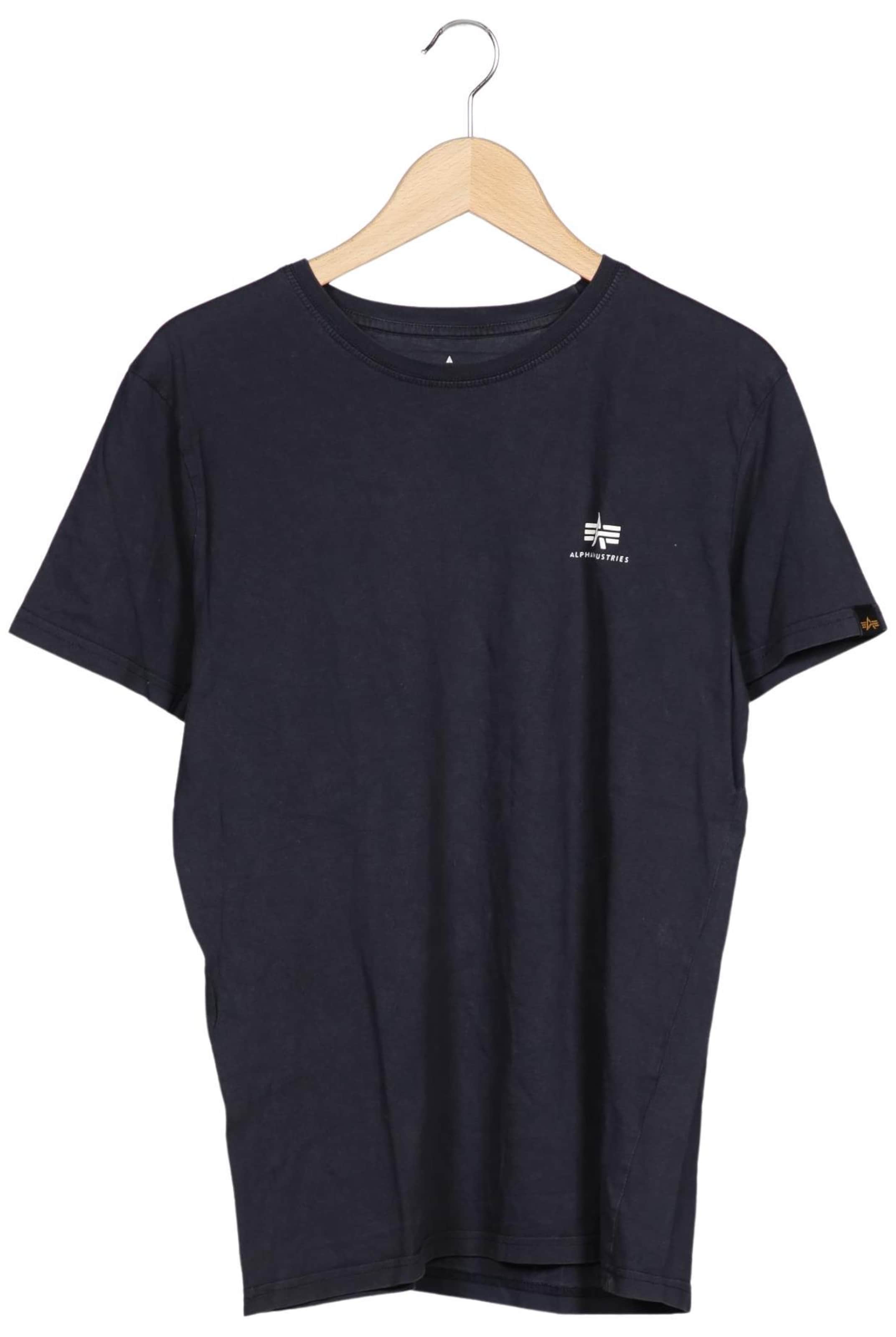 ALPHA INDUSTRIES Shirt in L in Blue: front