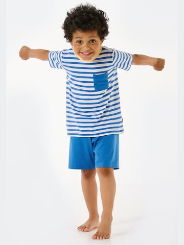 SCHIESSER Pajamas ' Natural ' in Blue: front