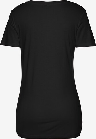 T-shirt LASCANA en noir