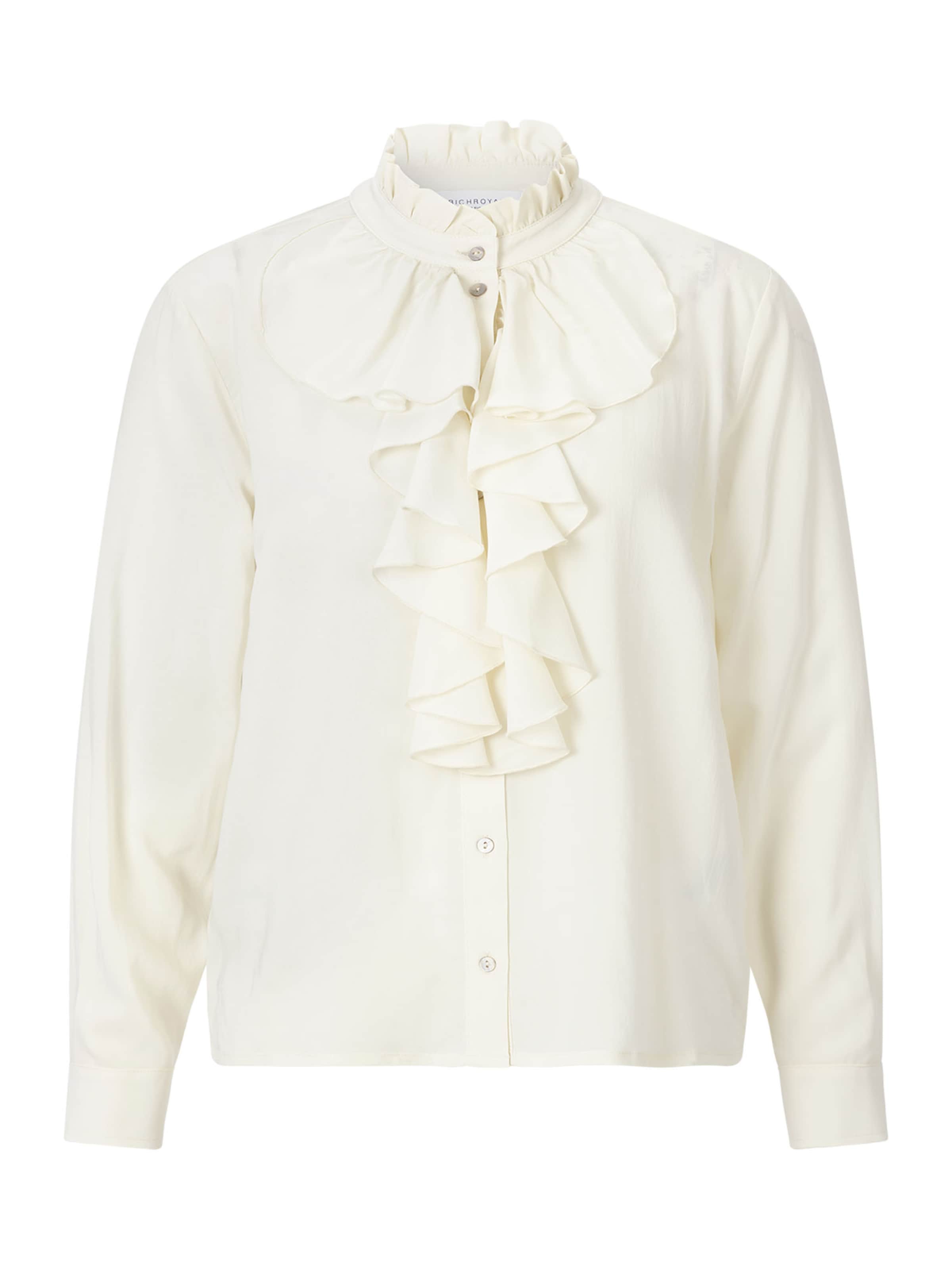 Rich & Royal Blouse in White: front