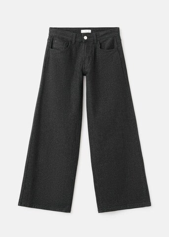MANGO TEEN Regular Jeans 'Glitter' in Schwarz
