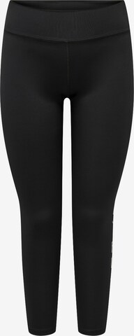 ONLY Curve Skinny Workout Pants in Black: front