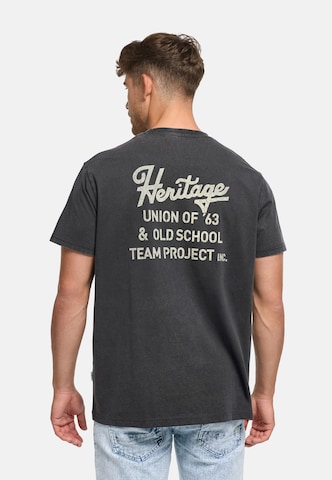 INDICODE JEANS Shirt 'INHeritage' in Grey
