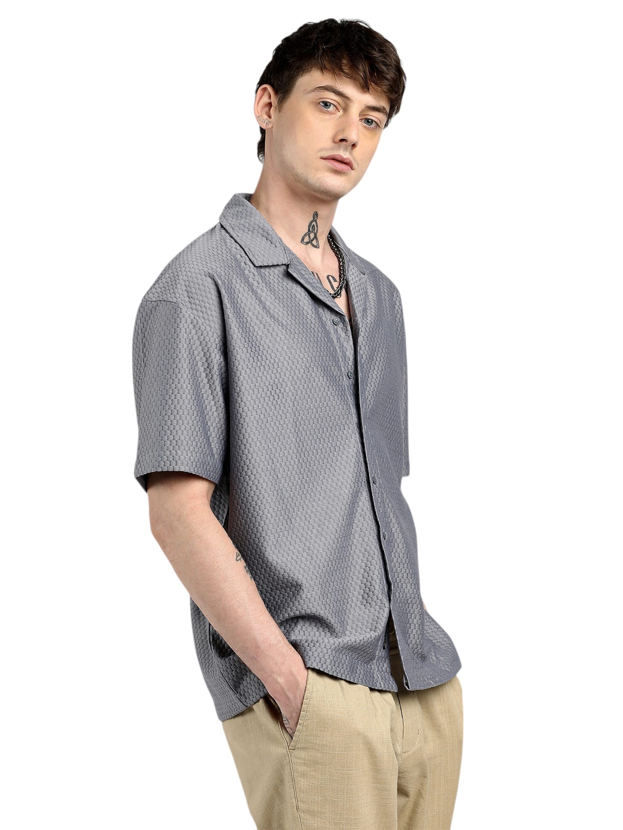 Regular fit Camicia 'Tamson' di Campus Sutra in beige