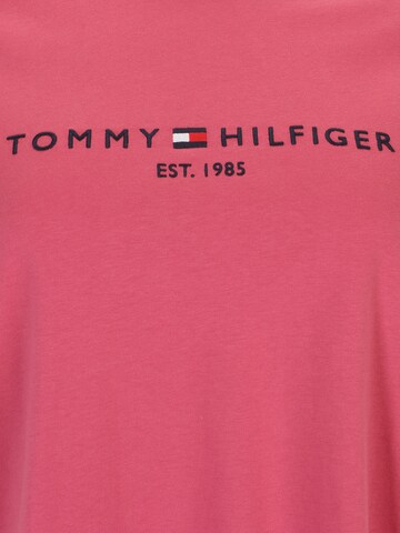 Tommy Hilfiger Curve - Camiseta en rosa