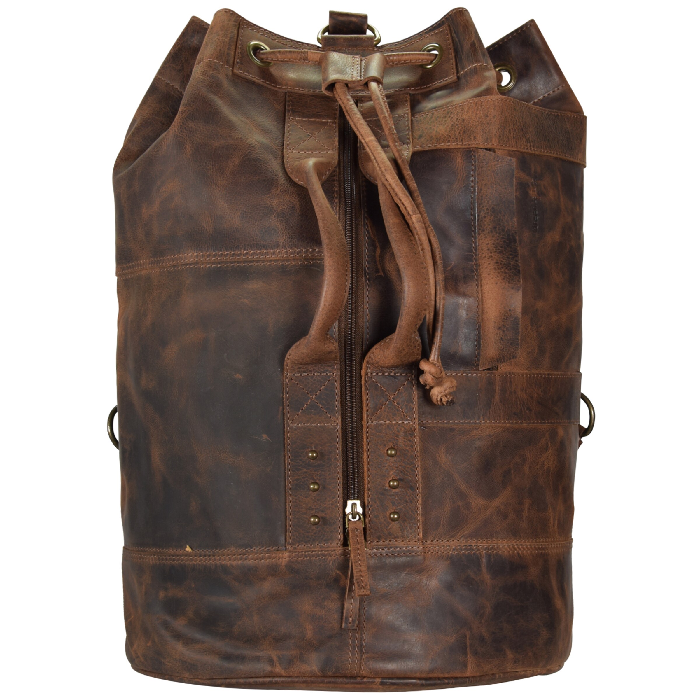 Greenland Nature Backpack in Brown: front