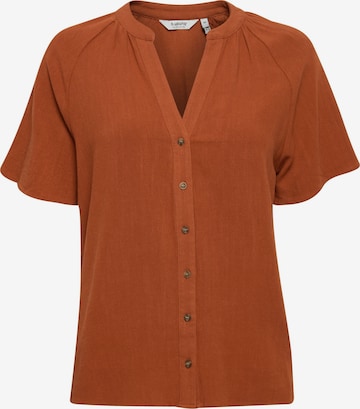b.young Blouse 'Byjohanna' in Bruin: voorkant