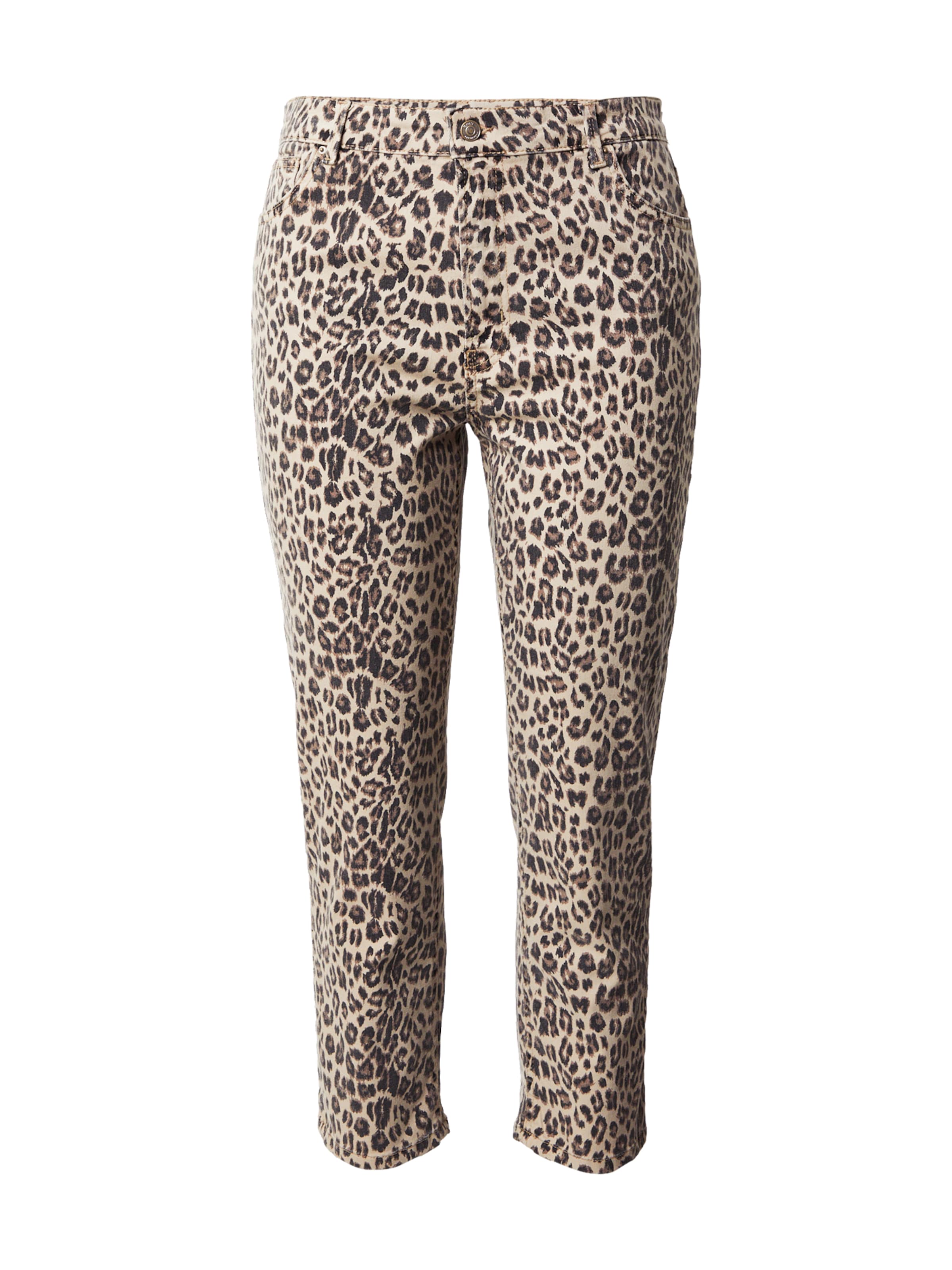 ONLY Carmakoma regular Τζιν σε μπεζ: μπροστά