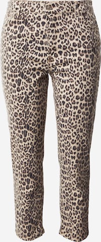 smėlio ONLY Carmakoma Standartinis Džinsai: priekis