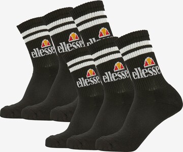 Chaussettes de sport ELLESSE en noir : devant