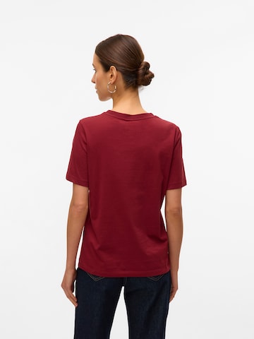 T-shirt 'VMABY PAULINA' VERO MODA en rouge