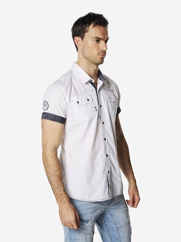 KOROSHI Regular fit Button Up Shirt in White