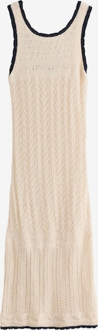 Robes en maille LAURA ASHLEY en beige : devant