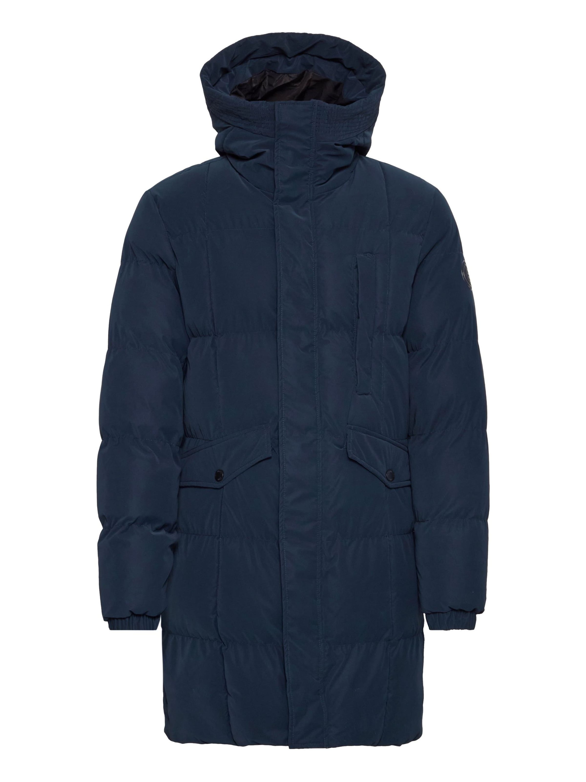 Parka invernale 'Elvins' di INDICODE JEANS in blu: frontale