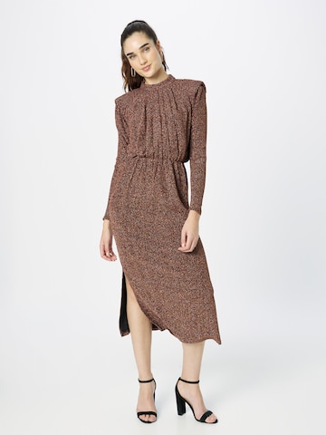 Robe 'YEN' Y.A.S en marron : devant