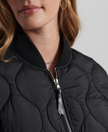 Superdry Between-Seasons Coat in Black