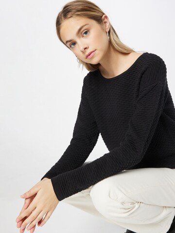 TOM TAILOR Sweater in Black