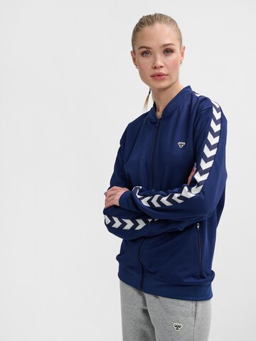 Hummel Sportsweatvest 'ARCHIVE ' in Blauw