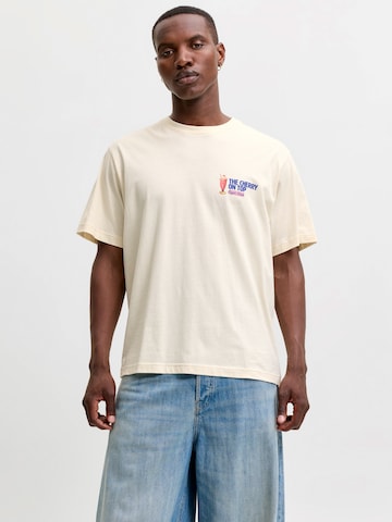 JACK & JONES Футболка 'JORRANDOM' в Белый