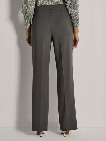 Regular Pantalon à plis MADELEINE en gris : devant