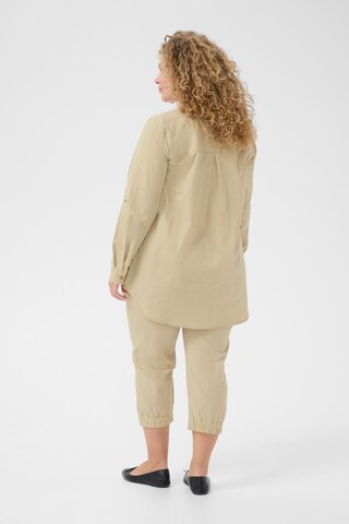 Chemisier 'Nana' KAFFE CURVE en beige