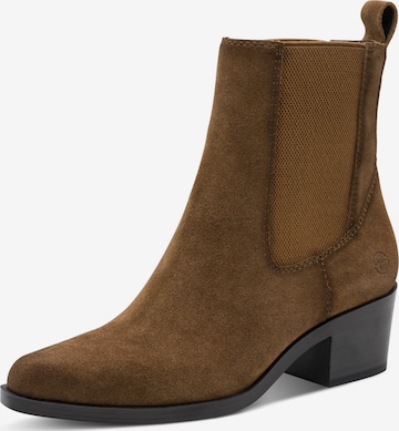 Tamaris Chelsea Boots in Braun: Vorderseite