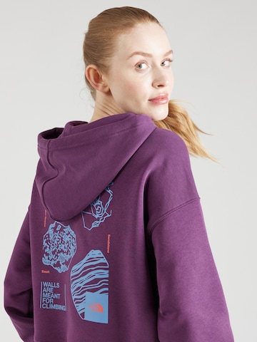 THE NORTH FACE Sportief sweatshirt in Lila