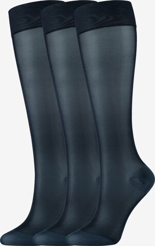 camano Fine Stockings in Blue: front