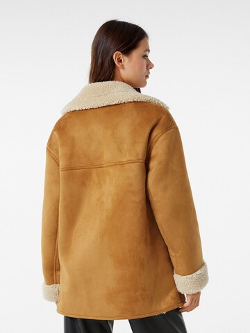 Bershka Between-Season Jacket in Brown