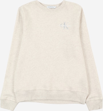 Calvin Klein Jeans Sweatshirt in Braun: predná strana
