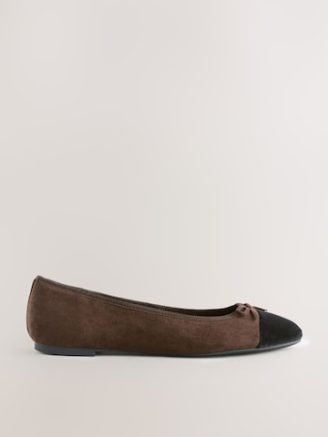 Next Ballet Flats in Brown