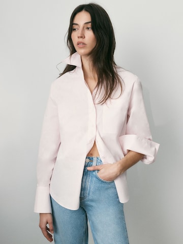 Chemisier Bhoem en rose : devant