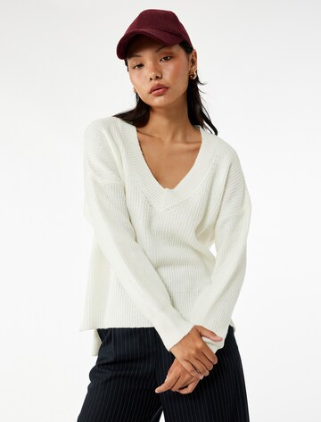 Koton Pullover in Weiß: Vorderseite