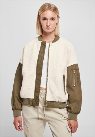 Urban Classics Between-Season Jacket in Beige: front