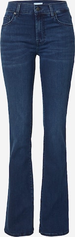 7 for all mankind Flared Jeans 'Park Avenue' i blå: framsida