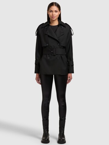 Manteau mi-saison khujo en noir