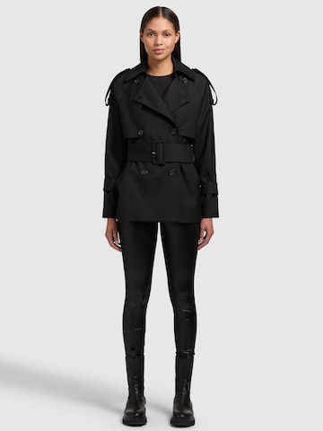 Manteau mi-saison khujo en noir