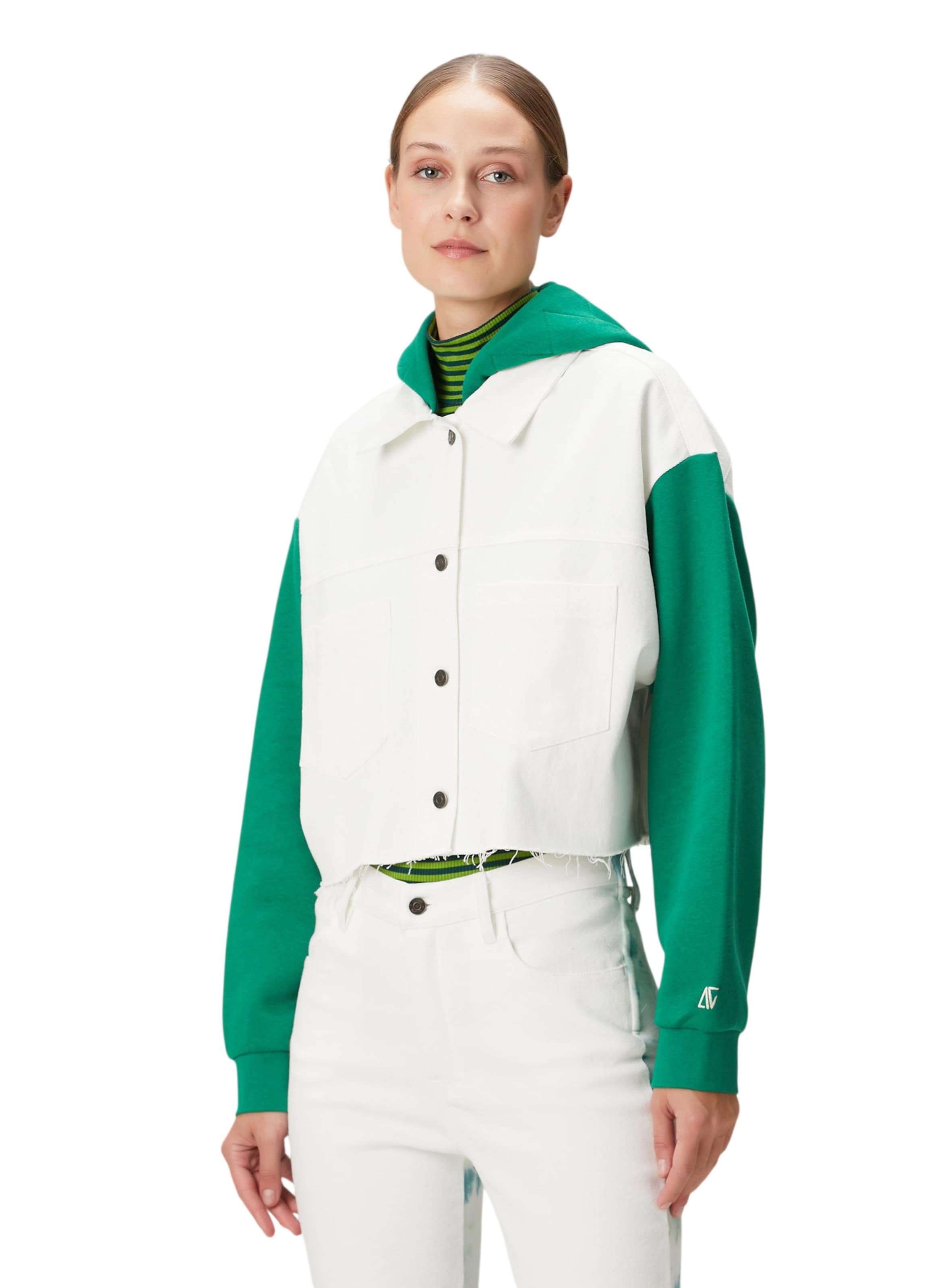 Veste mi-saison BASSIGUE en blanc