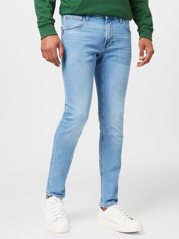 Lee Slimfit Jeans 'Luke' in Blauw: voorkant