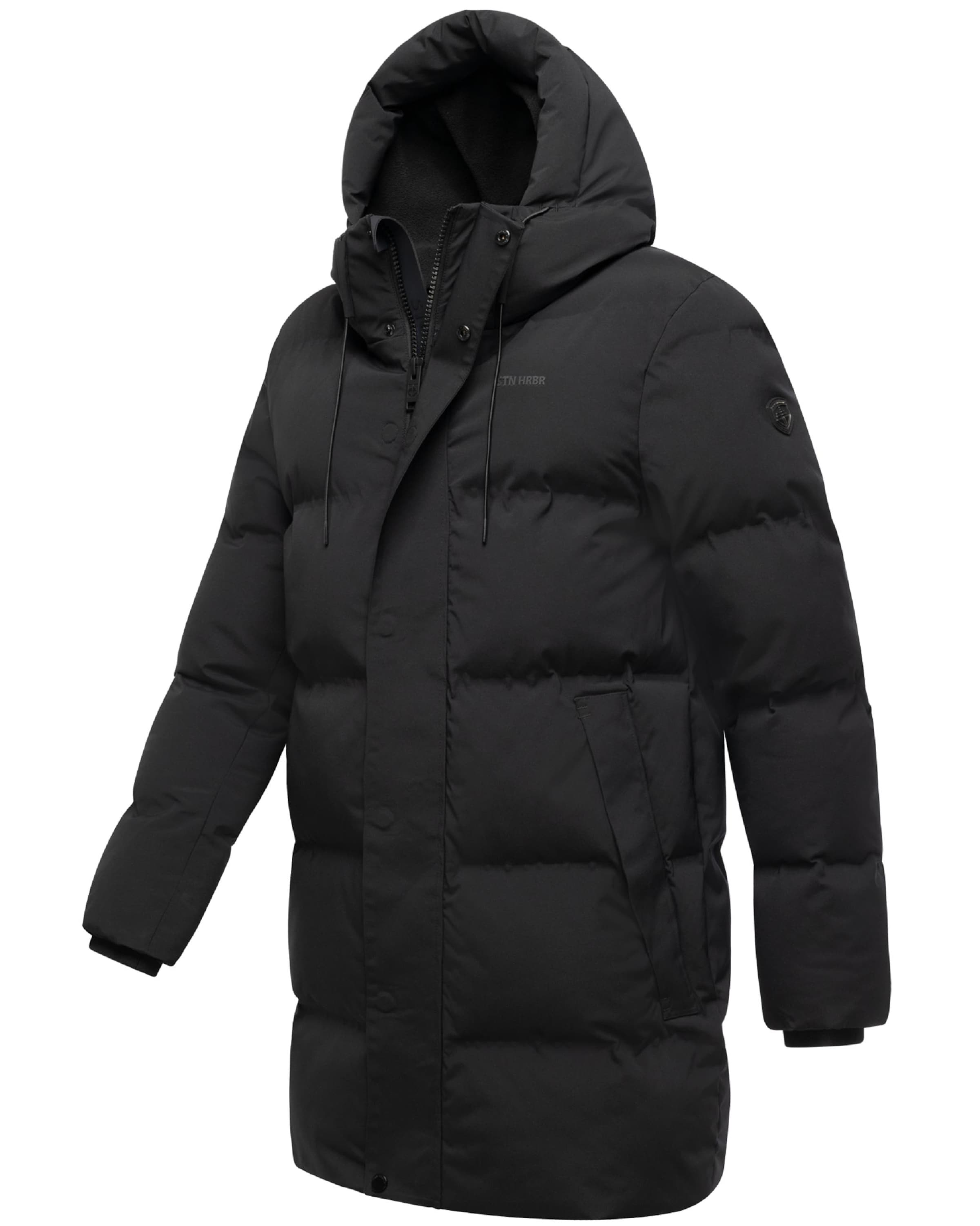 STONE HARBOUR Wintermantel 'Darianoo XX' in Schwarz