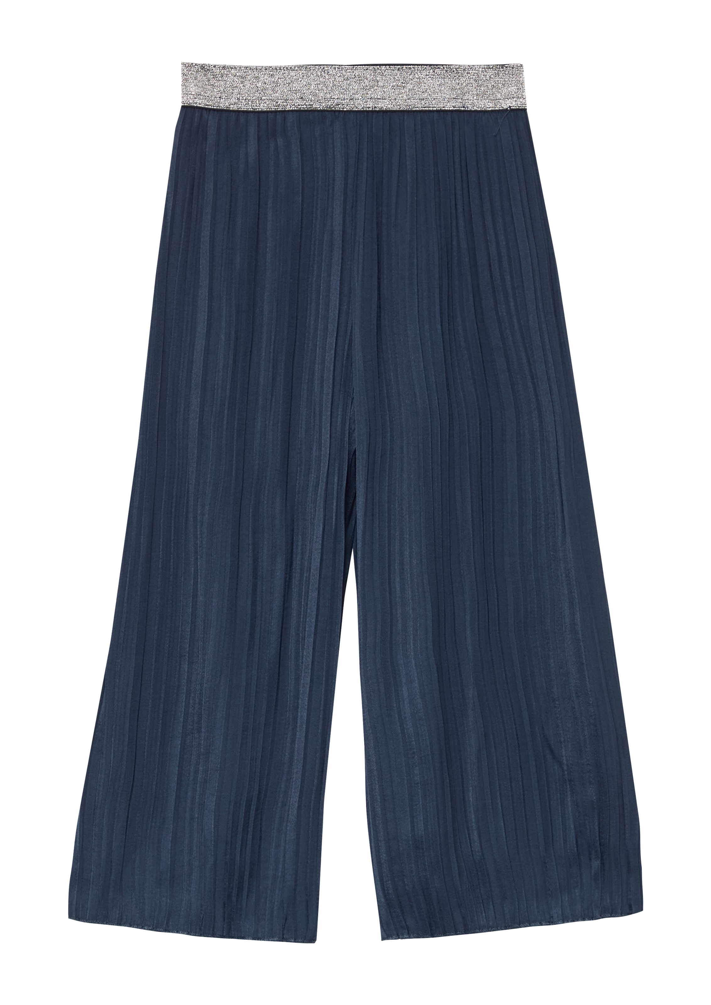 Wide Leg Pantalon s.Oliver en bleu : devant