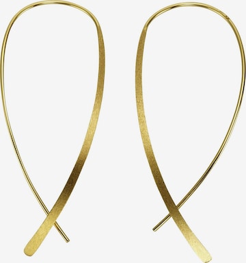 CELESTA Ohrringe in Gelb: Vorderseite